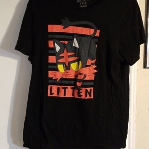 NWOT 2X Mighty Fine Pokemon Litten Shirt